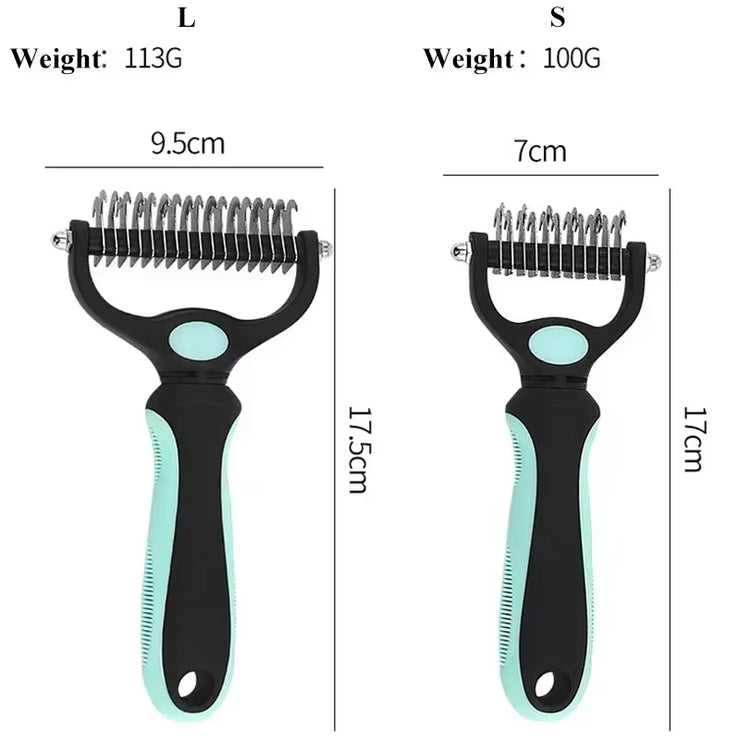 Ultimate Pet Grooming Tool: Professional Deshedding Brush for Dogs and Cats - Effortlessly Remove Fur and Tangles!