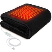 Stay Cozy on the Road: 12V Electric Heated Car Blanket with Smart Temperature Control