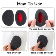Ultimate Comfort: Unisex Winter Fleece Ear Warmers - Soft, Thick, and Windproof Earmuffs for Men, Women, and Kids