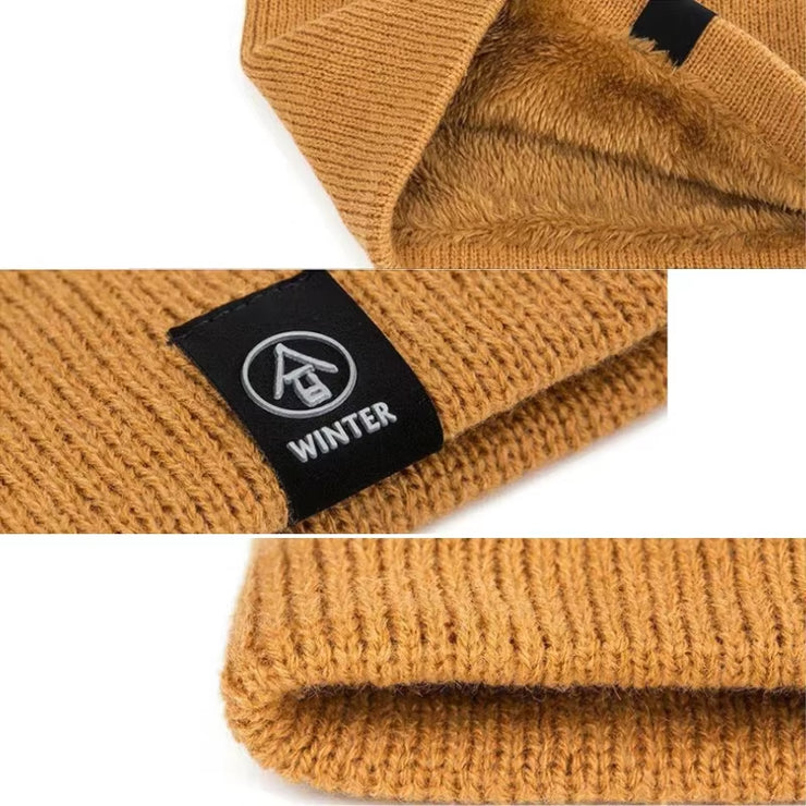 Stay Cozy and Stylish with Our Windproof Knitted Scarf - Perfect for Winter Sports and Outdoor Adventures!
