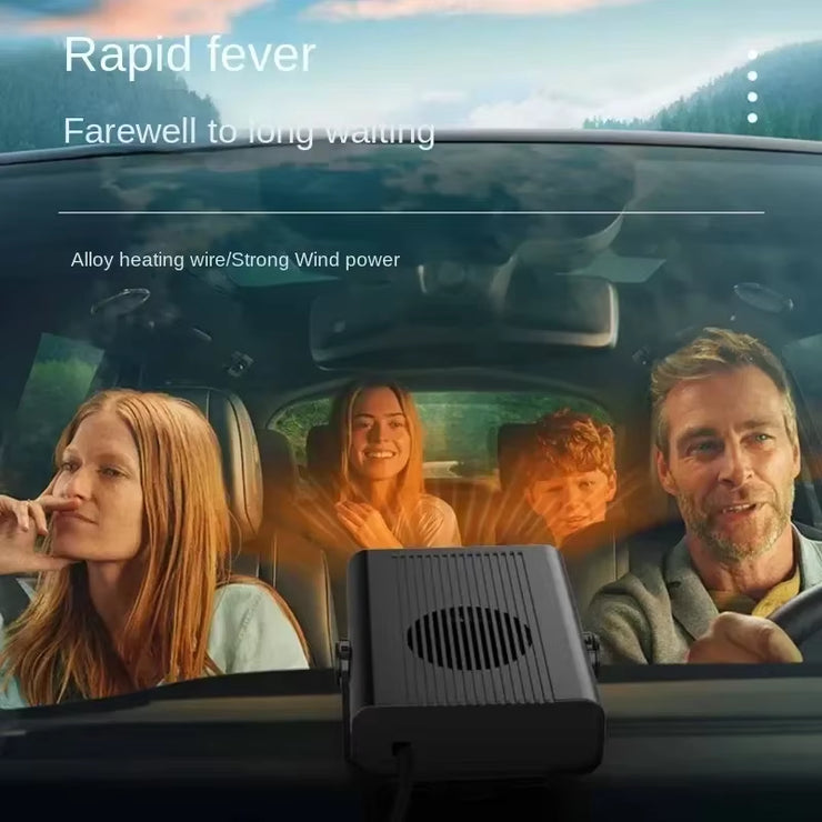 Stay Warm This Winter with Our Powerful 200W 12V/24V Electric Car Heater Fan - Perfect for Quick Windshield Defrosting and Demisting!