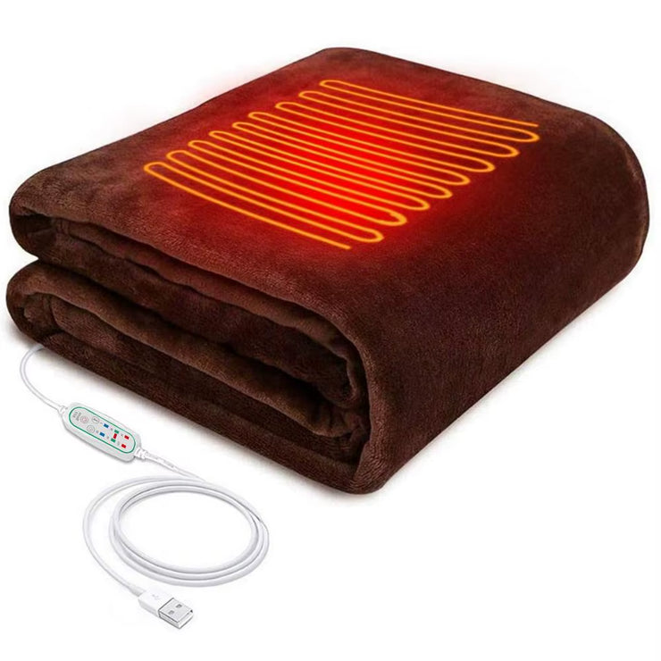 Stay Cozy on the Road: 12V Electric Heated Car Blanket with Smart Temperature Control