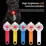 Illuminate Your Dog's Safety with Our Waterproof USB Rechargeable LED Flashing Light Pendant - Perfect for Night Walks and Outdoor Adventures!
