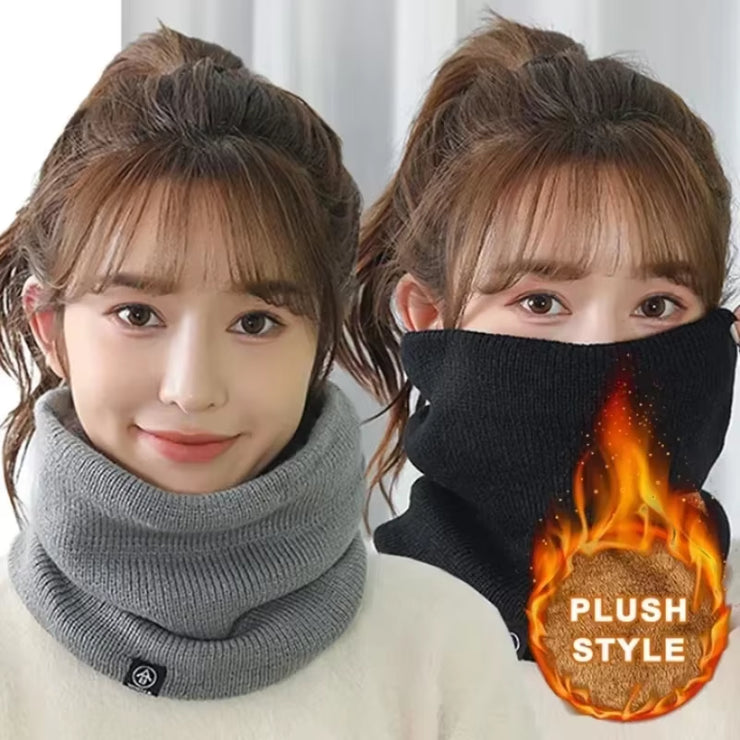 Stay Cozy and Stylish with Our Windproof Knitted Scarf - Perfect for Winter Sports and Outdoor Adventures!