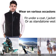 Stay Warm in Style with the Prosmart Lightweight Heated Vest - Polar Fleece Comfort and USB Rechargeable Power