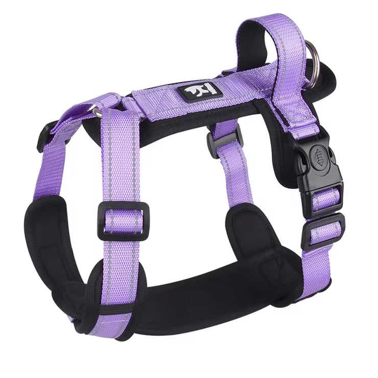 Ultimate Anti-Escape Dog Harness with Handle - Reflective Nylon Vest for Small to Medium Dogs, Perfect for French Bulldogs and Walking Adventures