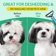 Ultimate Pet Grooming Tool: Professional Deshedding Brush for Dogs and Cats - Effortlessly Remove Fur and Tangles!