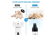 Ultimate 3 Ports 2 Speed Pet Nail Grinder for Safe and Easy Grooming