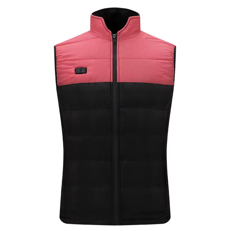 Stay Warm and Stylish with Our Smart Heating Vest for Men - 4 Areas Heated Sleeveless Jacket for Winter Adventures