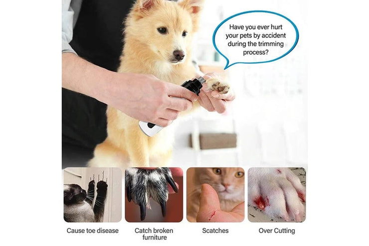 Ultimate 3 Ports 2 Speed Pet Nail Grinder for Safe and Easy Grooming