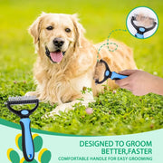 Ultimate Pet Grooming Tool: Professional Deshedding Brush for Dogs and Cats - Effortlessly Remove Fur and Tangles!