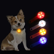 Illuminate Your Dog's Safety with Our Waterproof USB Rechargeable LED Flashing Light Pendant - Perfect for Night Walks and Outdoor Adventures!
