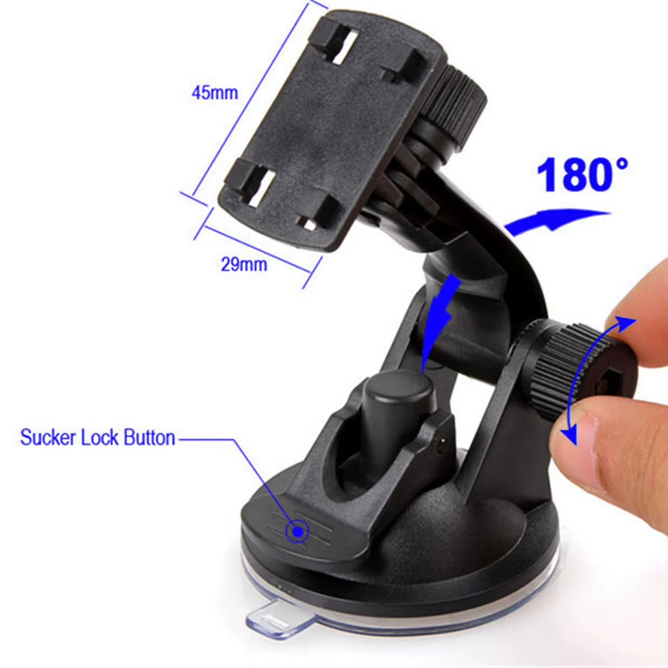 GPS Stand Car Vehicle Adjustable Windshield Suction Mount Holder Cup Vehicle Mounted Rotatable Support Mobile Accessories