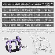 Ultimate Anti-Escape Dog Harness with Handle - Reflective Nylon Vest for Small to Medium Dogs, Perfect for French Bulldogs and Walking Adventures
