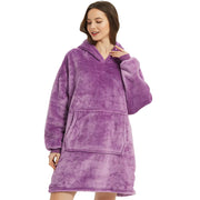Cozy Up This Winter with Our Ultra Plush Sherpa Hoodie Blanket - Available in Pink, Grey, Wine, and Blue!