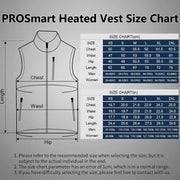 Stay Warm in Style with the Prosmart Lightweight Heated Vest - Polar Fleece Comfort and USB Rechargeable Power
